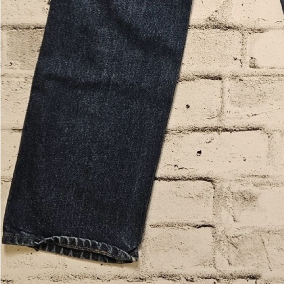 Dakota Dark Wash Straight Leg Jeans High Rise Classic Denim - 36x32 - Picture 8 of 11